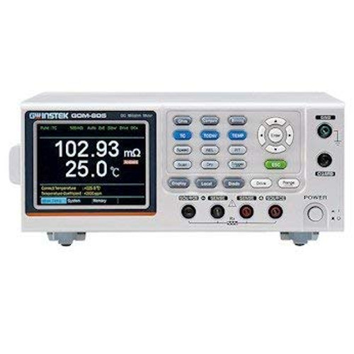 GW Instek GOM-805 DC Milliohm Meter with GPIB and Dry Circuit; 100-240 V, 50/60 Hz