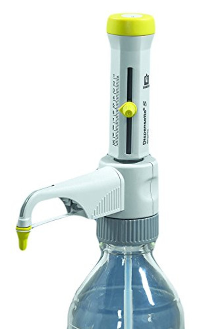 BrandTech 4630171 Dispensette S Organic, Analog-Adjustable with Recirculation Valve, 10 mL - 100 mL