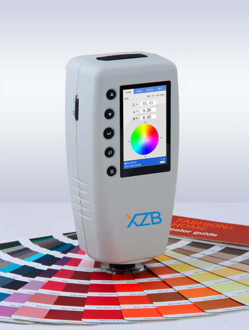 Digital Colorimeter switchable calibers 4mm and 8mm Portable Color Difference Meter CIELAB CIELCH Display Mode