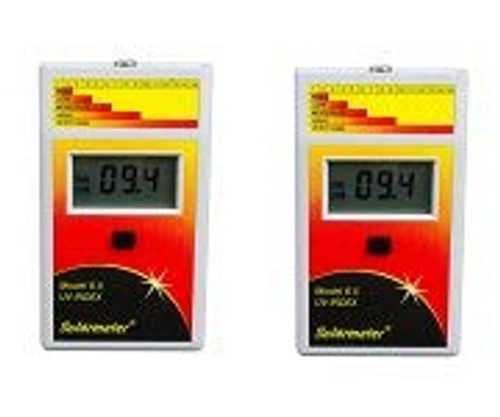 Solarmeter Model 6.5 UV Index Meter - Measures 280-400nm with Range from 0-199.9 UV Index (2-(Pack))