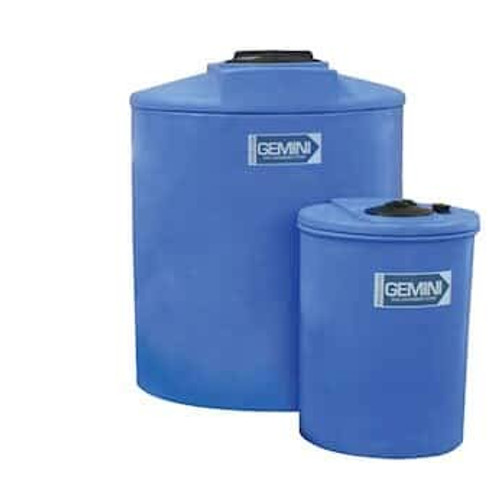 Gemini 01-14870 Dual Containment Tank for Chemical Feed Systems, 120 Gallons; Blue