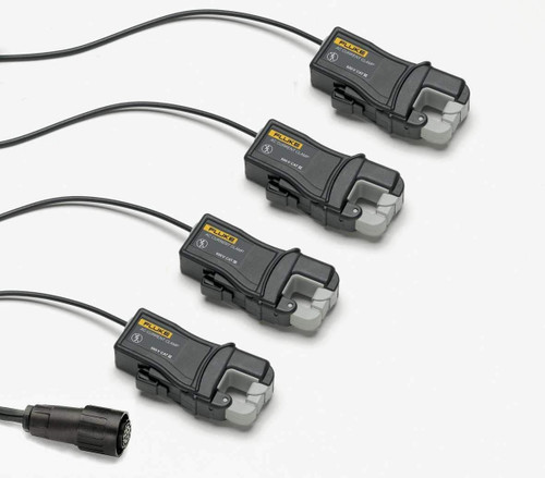 Fluke I5A/50A CLAMP PQ4 4 Phase Mini Current Clamp Set for Power Quality Logger, 5A/50A Current