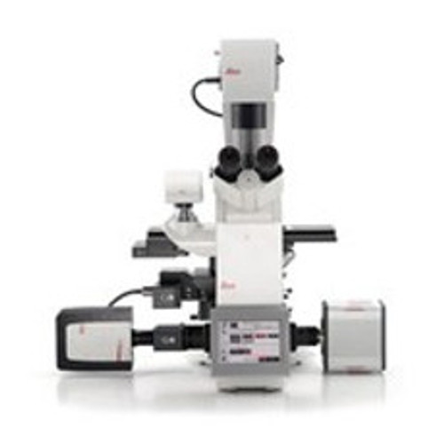 Leica DMi8 Automated Inverted Phase Contrast Fluorescence Microscope w/ Eppendorf Micrinjectors