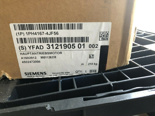 NIB SIEMENS SERVO MOTOR 1PH4167-4JF56