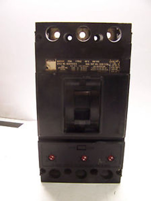 WESTINGHOUSE 225 AMP CIRCUIT BREAKER W/225 AMP TRIP 3 POLE 600 VAC JA3225W