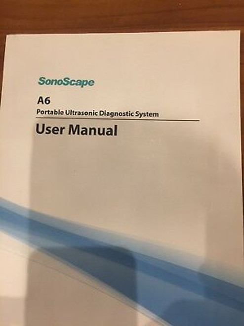New Ultrasound Machine Sonoscape A6 With Linear Transducer; Includes Carry On