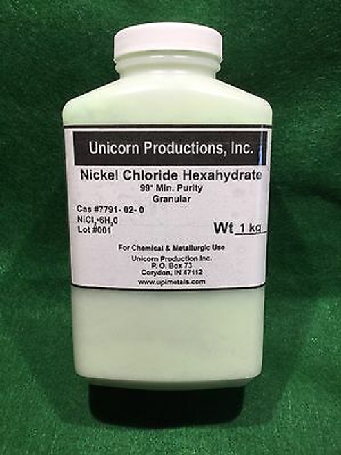 Nickel Chloride Hexahydrate  99+% - 1 Kg