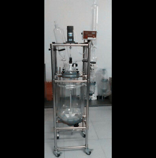 Ce 50L  Jacket Chemical Reactor, Glass Reaction Vessel Ping