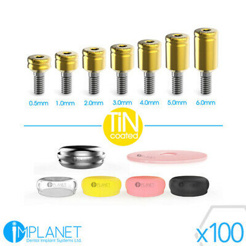 100 X Click Set Abutment For Dental Lmplant Internal Hex Prosthetics Implants