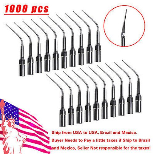 1000* Dental Ultrasonic Piezo Scaler Tips Perio Tip P3 For Ems Woodpecker Skysea