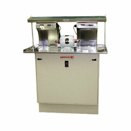 Handler 60Fc-Ts Special Polishing Unit Dental Lab With 26 Red Wing Lathe