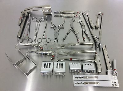 Jarit Er Open Chest Tray Complete Set W/ Jarit Sterilization Tray