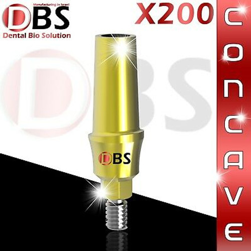 200X Dental Implant Concave System Straight Abutment For Regular Platform Hexlab