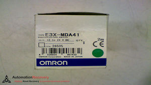 Omron E3X-Mda41 Photoelectric Switch 12-24Vdc, New