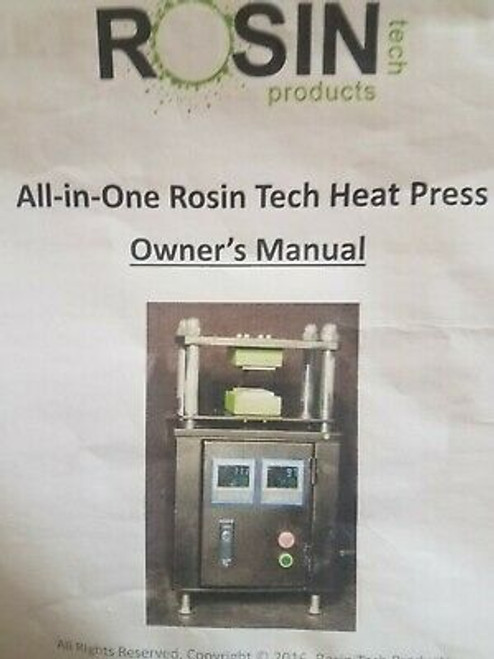 Rosin Tech Products, All-In-One Rosin Tech Heat Press