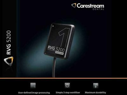 2 X Carestream Kodak Rvg 5200 Digital X-Ray Sensor For Dental X-Ray Size 1