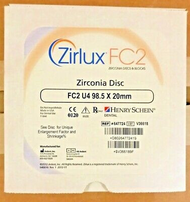 Zirlux FC2 Zirconia Disc 65 Total - SPW Industrial