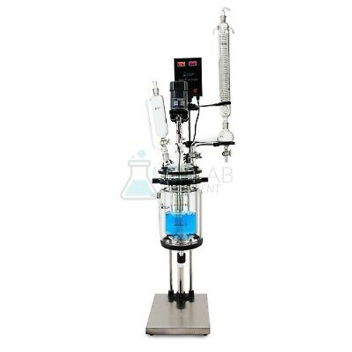5L Single Jacketed Glass Reactor