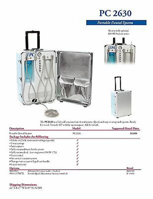 Portable Dental System 2630