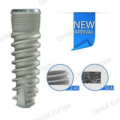 100 Spiral Dental Implant 100 Standard Abutment + 1 Medium Surgical Kit