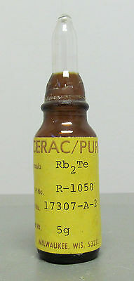 Rubidium Telluride, 99.9% (Metals Basis), By Cerac, Certified, 5G