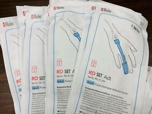 LOT 0F 1000 UNITS: 2021 DATES~MASIMO 4000 RD SET Adt ADULT ADHESIVE SENSORS