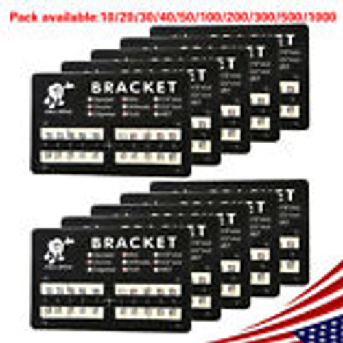 1-1000 Bags Dental Orthodontic Metal Brackets Braces Mini Roth 022 3Hooks Usa