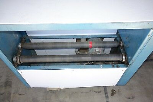 US Stoneware roller Jar Ball Mill 3/4 hp explosion proof motor 36 rubber rolls