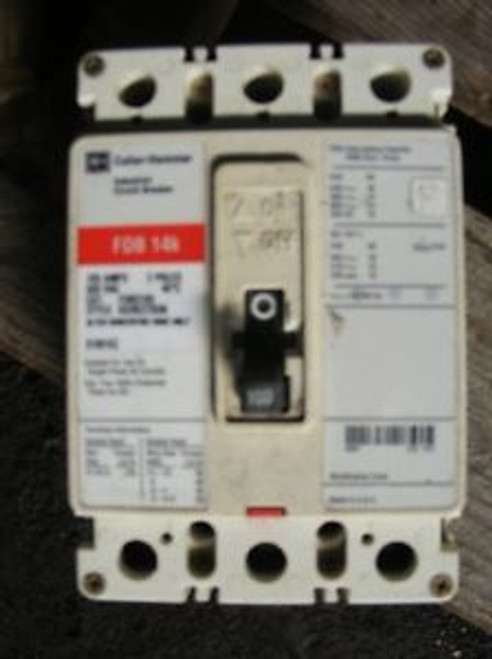 CUTLER HAMMER  FDB3100  100 AMP 600 VAC 3 pole  Breaker