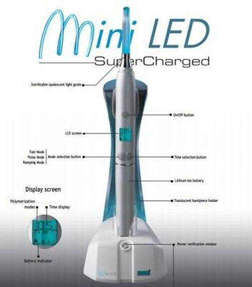 Acteon Mini Led Dental Light Cure Unit -Model Supercharged 2000 Mw/Cm2