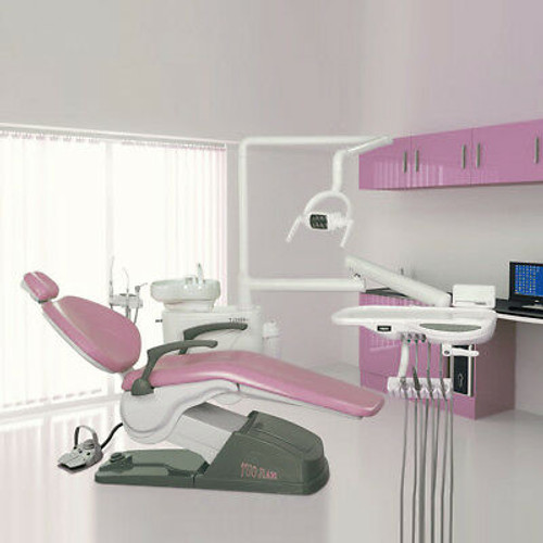 Dental Unit Chair Leather B2 Computer Controlled Handpiece Integral Unit FDA CE