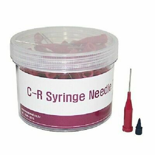 100Pkg(10,000Pcs) Dentiann New C-R Syringe Needle Tips (Pink) Dental Care_Au