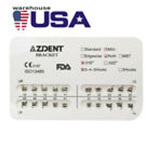 Usa Azdent Dental Orthodontic Bracket Braces Mesh Base 20Pcs/Pack