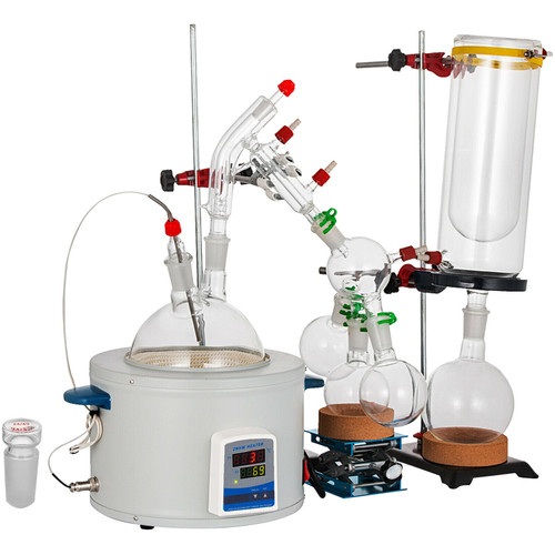 USA Lab Equipment 2000mL / 2L Short Path Distillation Kit w/Temperature Sensor
