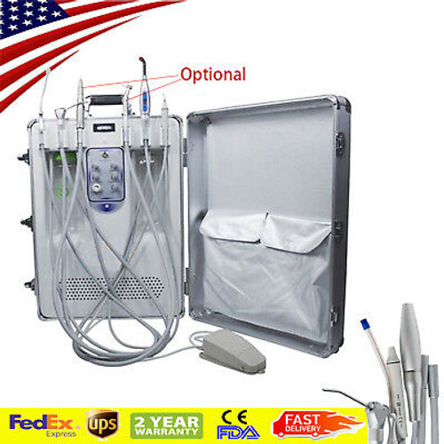 Dental Treatment Unit System Syringe Led Curing Light Ultrasonic Scaler 130L/Min