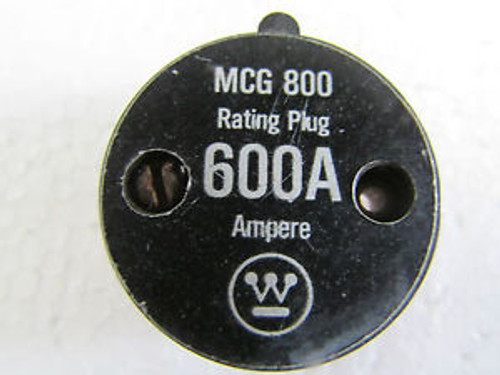 Cutler Hammer Westinghouse Rating Plug MCG800 600A 2608D29G03