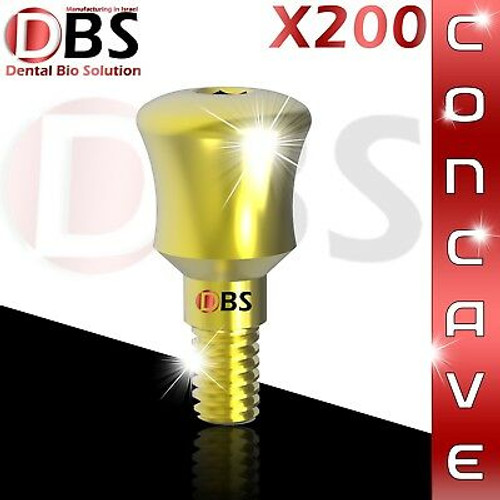 200X Dental Implant Concave System Healing Abutment For Regular Platform