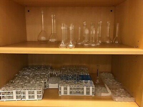 Chem Lab Glassware: Beakers, Bottles, Flasks, And More, Pyrex, Kimax 