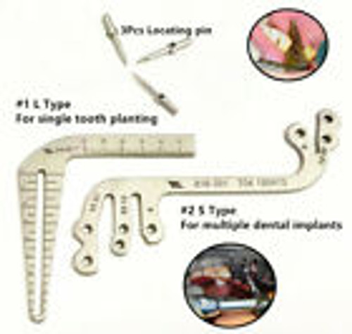 Dental Implant Locator Depth Pin Guide Planting Drilling Locator Dental Scale