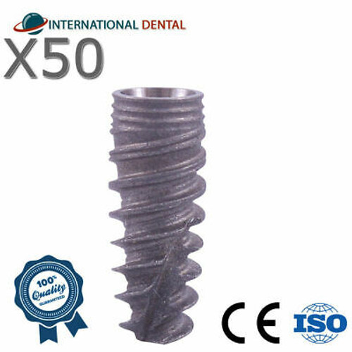 50 Conical Spiral Implant (Rp) For Nobel Biocare Active Hex, Dental Implants