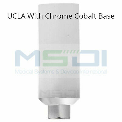 50X Chrome/Cobalt Base Ucla Plastic Castable Abutment +Screws , For Internal Hex