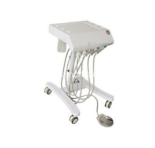 Mobiil Dental Delivery System Cart Unit Optional Compressor Syringe Foot Control