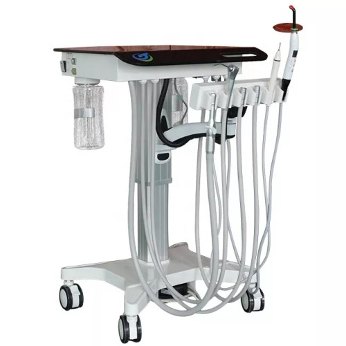 Greeloy Adjustable Mobile Portable Dental Delivery Cart Treatment Unit System Ce