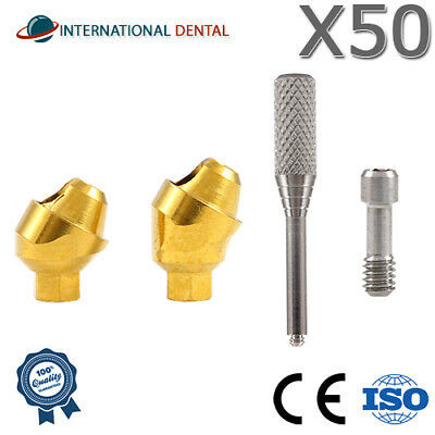 Lot Of 50 Angled Multi Unit Abutment 30?? Dental Implant Internal Hex For Dentist