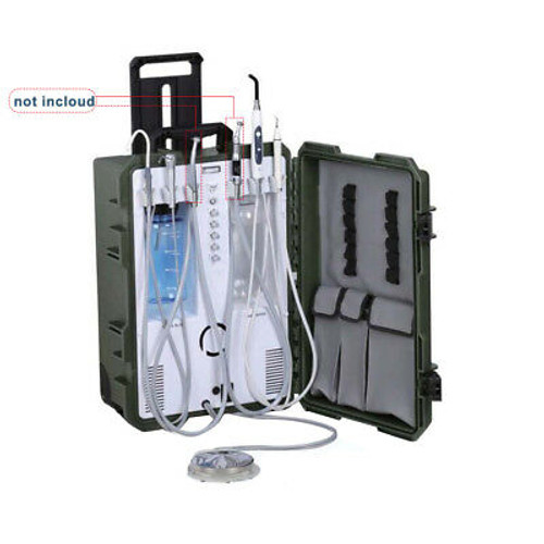 Ce Dental Portable Turbine Unit Suitcase Oiless Air Compressor 7L Syringe Curing