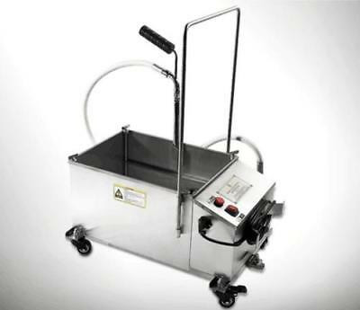 200W Oil Filter Oil Filtration System Filtering Machine For Frying Oil 40L Good