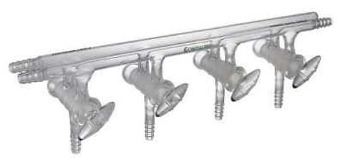 Chemglass Cg-4441-03 Vacuum Manifold,Inert Gas 5-Ports