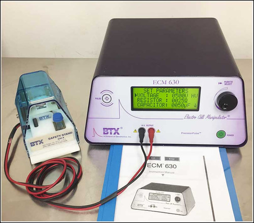 BTX Cell Porator Electroporation ECM 630 System