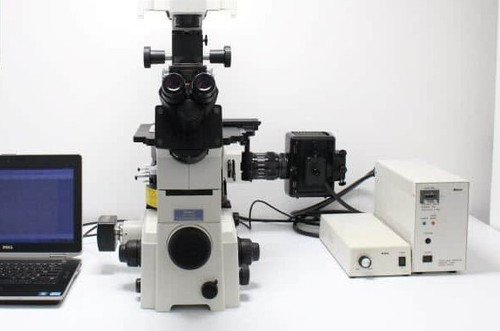 Nikon TE2000-U Inverted Fluorescence Phase Contrast Microscope Unit4