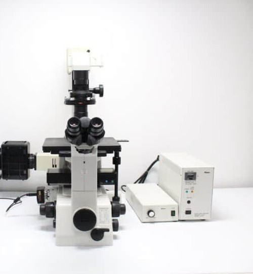 Nikon TE300 Inverted Fluorescence Phase Contrast Microscope Unit2